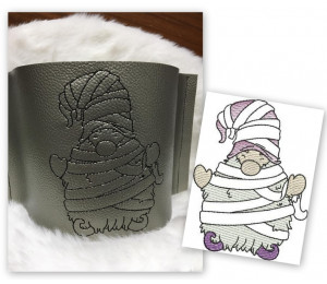 Stickdatei - Halloween Gnome 7 Mumie